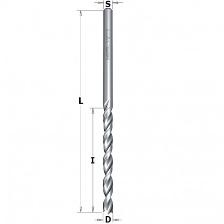 SPIRAL BIT D=5X28X60 RH HM INT