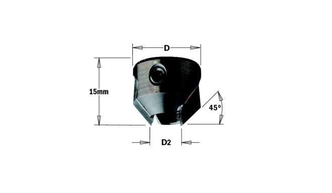LOOSE COUNTERSINK HW Z2 D=18 d=9 RH