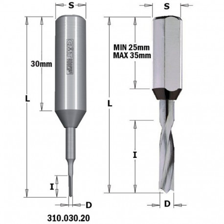 Tüüblipuur Xtreme HM D=5x22x57.5 S=10x27 LH