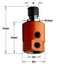 ADAPTOR S=M10/11 D=8 LH