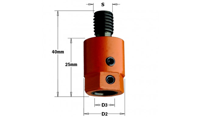 ADAPTOR S=M10 D=10 RH