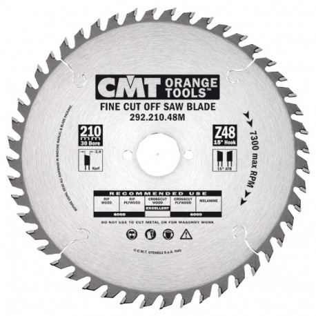 CROSSCUT SAW BLADE FOR PORTABLE MACHINES 120X1.8X20 Z=40 ATB