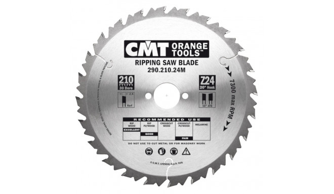 RIPPING SAW BLADE 235X2.8X30 Z24 10ATB