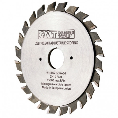 FLAT ADJUSTAB.SCORING BLADE 120X2.8-3.6X20 Z24