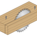 SAW BLADE FOR BUILD.CONTRACT.550X4.2/3.2X30 Z=40 5´ATB