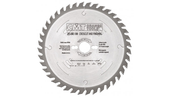RIPPING-CROSSCUT SAW BLADE 275X3.2X20 Z42 10ATB