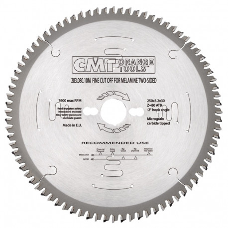 FINE CUT OFF SAW BLADE 220X3.2X30 Z=64 40ATB