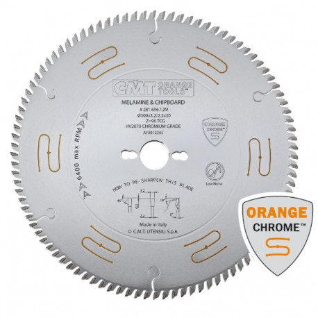 SAW BLADE HW 350x3.5/2.5x30 Z84 10TCG (CHROME)