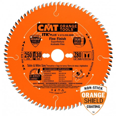 ITK PLUS FINE FINISH SAW BLADE HW 160X1.8/1.2X20(+16) Z=56 ATB+S