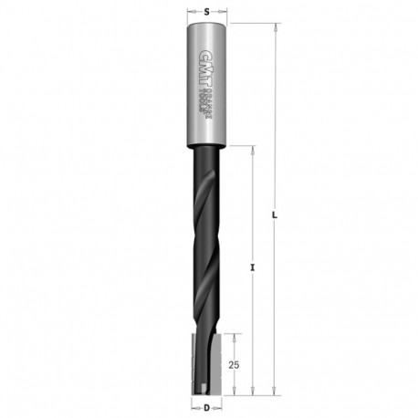 TWISTED SLOT MORT.BIT HW Z2R S=16X50 D=16X25-95X170 LH