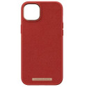 Njord byELEMENTS Suede Comfort+ Case - iPhone 14 Plus - Burnt Orange
