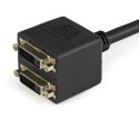 StarTech.com 30cm (1 ft) DVI-D to 2x DVI-D Digital Video Splitter Cable - M/F~1 ft DVI-D to 2x DVI-D