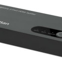 Manhattan 4K@60Hz 2-Port HDMI Splitter Splits One HDMI Input to Two HDMI Outputs (1x2), 18G, Black