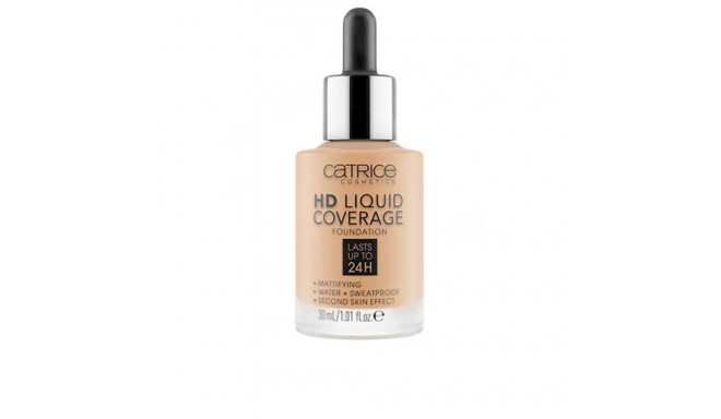 CATRICE HD LIQUID COVERAGE FOUNDATION lasts up to 24h #032-Nude Beige 30 ml