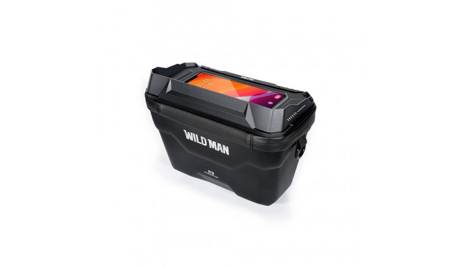 WILDMAN traveling bag for bike handlebars with zipper XT8 3L black