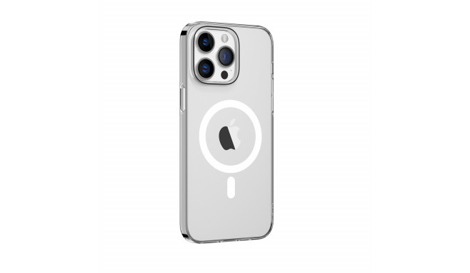 Comma case Hard Jacket Mag for iPhone 15 Plus transparent antibacterial