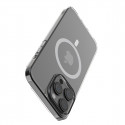 Comma case Hard Jacket Mag for iPhone 15 Plus transparent antibacterial