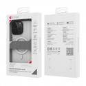 Comma case Hard Jacket Mag for iPhone 15 Plus transparent antibacterial