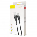 Baseus cable Cafule USB - USB-C 3m 2A gray-black