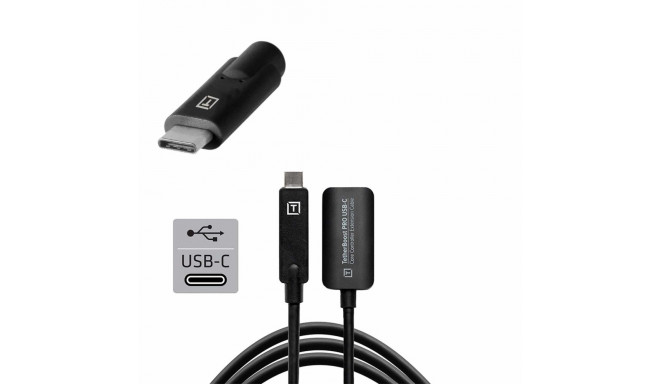 Tether Boost Pro USB-C Core Controller Extension Cable 5m | Black