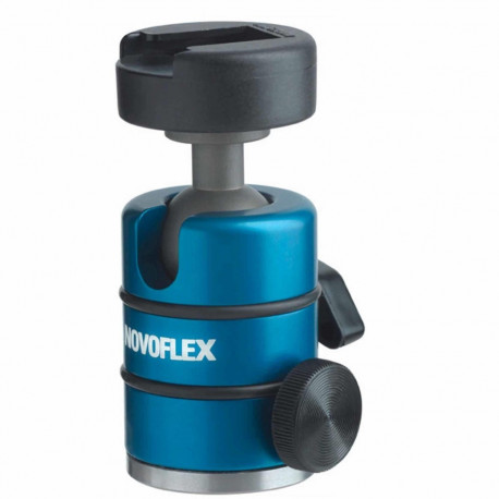 Novoflex Small ball head with cold shoe adapter and pan base control