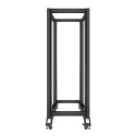 Open rack 32U 600x1000 black
