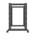 Open rack 22U 600x1000 black