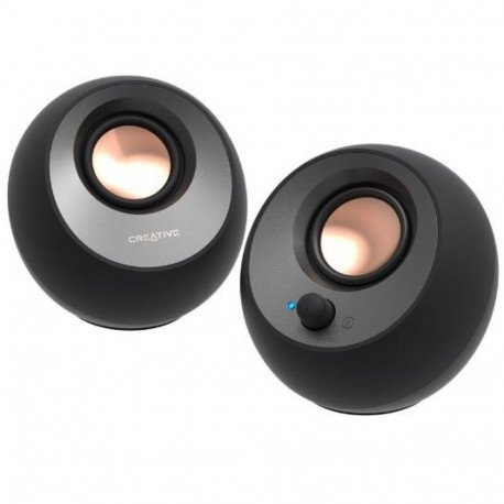 The Creative Pebble V3 is a popular set of 2.0 desktop speakers known for their min