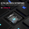 Keyboard K100 RGB Air Wireless Ultra Thin Cherry MX