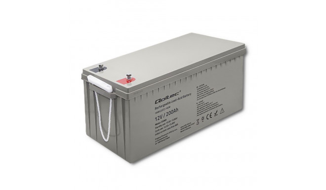 AGM battery 12V 200Ah, max. 3000A