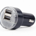 Car charger 2xUSB 2.1A black