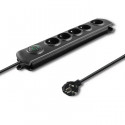 Surge protector 5 sockets 1.8m black