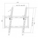 TV wall mount, tilt, 32-55' ,max. 35kg