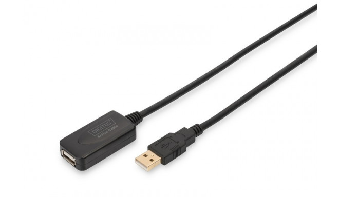 USB 2.0 Repeater cable, USB A M / A F length 5m