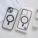 Fusion MagSafe Matt ümbris telefoni jaoks Apple iPhone 15 Pro Max must