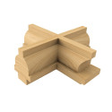 HW OVOLO SASH ROUTER BIT W/BRNG (F) S=8 D=28X19 R=10
