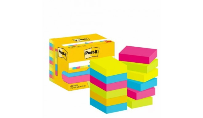 Märkmepaber iseliimuv POST-IT 653EN ENERGIA 38x51mm (pakis 12x100l.)