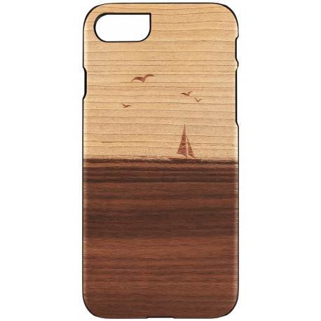 MAN&WOOD case for iPhone 7/8 mare black
