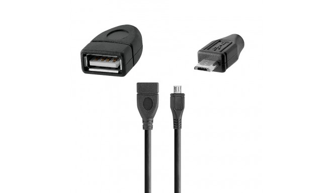 TetherPro USB 2.0 Micro B Male to Type A Female OTG Adapter