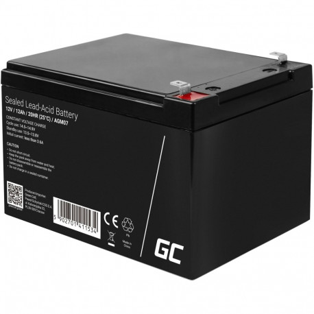 "Green Cell Ersatzbatterie AGM07 12V/12Ah"