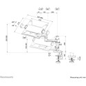 "Tischhalterung für Laptops Gelenkarm (11,6"" - 17,3"") max 5kg - Neomounts Schwarz"