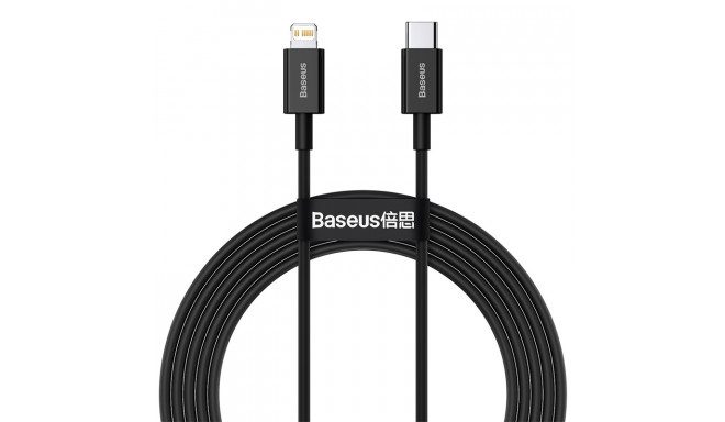 Baseus cabel Superior PD USB-C - Lightning 2,0m black 20W