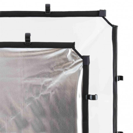 Manfrotto Skylite Rapid väike 1.1x1.1m hõbedane/valge