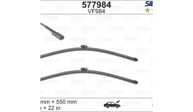 Valeo Silencio XTRM 650+550mm 577984 raamita kojamehed