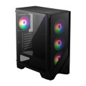 MSI MAG FORGE 120A AIRFLOW computer case Midi Tower Black, Transparent
