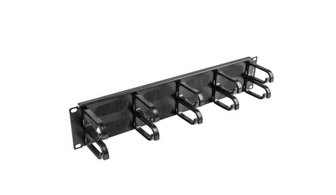 Lanberg AK-1204-B rack-tarvik kaablite haldamise paneel