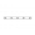 LANBERG CABLE ORGANISER 19" (1U, TYPE B, Gray) AK-1205-S