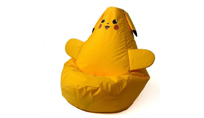 Pikachu yellow Sako bag pouffe XL 130 x 90 cm