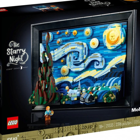 LEGO IDEAS 21333 tähine öö - Vincent van Gogh