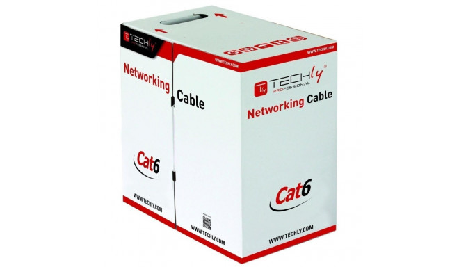 Techly U/UTP hankkaabel Cat.6 CCA 305m tahke hall